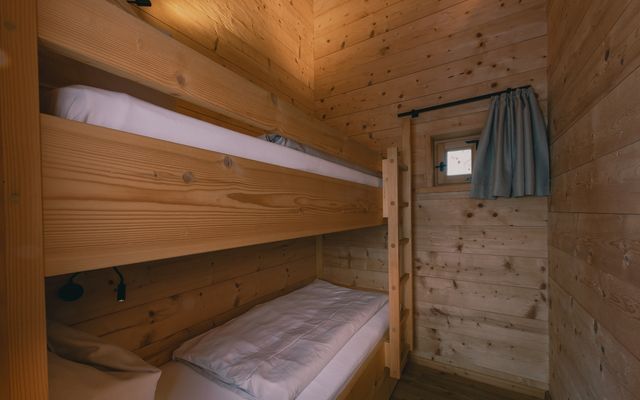 Familien Chalet Schlafzimmer mit Stockbett