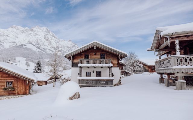 Chalet im Winter 1