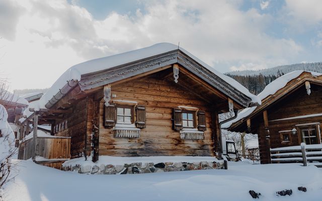 Chalet im Winter 1