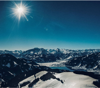 Sport- und Familienresort Alpenblick: Zell from above