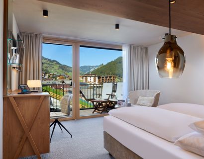 DAS EDELWEISS Salzburg Mountain Resort: Doppelzimmer "Bergenzian deluxe"