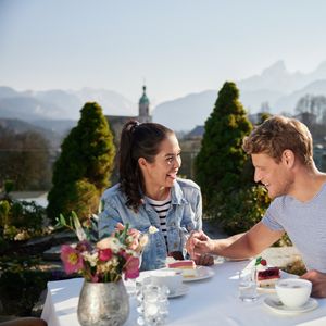 Panoramablick über Berchtesgaden-Hotel EDELWEISS Berchtesgaden