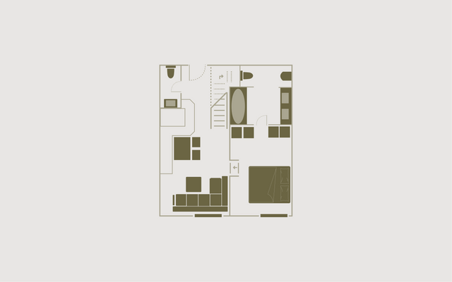 Appartement Adlerhorst Grundriss unten