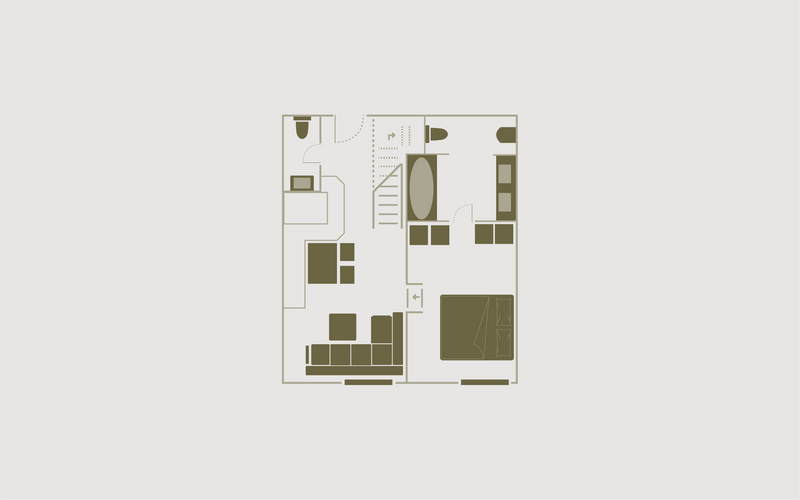 Adlerhorst apartment ground plan - ground floor