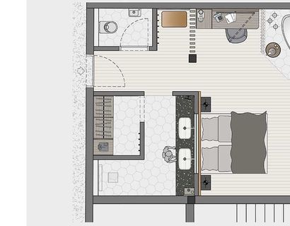 Hotel Zum Bräu: Suite Bergliebe Deluxe