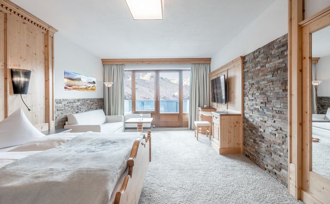 Hotel Zimmer: Doppelzimmer Gurglblick - Ski | Golf | Wellness  Hotel Riml ****S