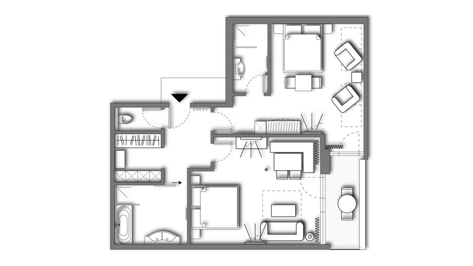 Hotel Zimmer: Suite Gletscherblick - Ski | Golf | Wellness  Hotel Riml ****S