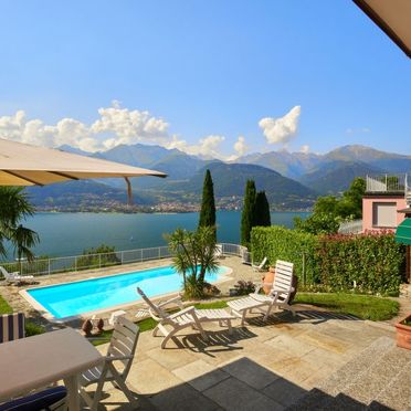 Außen Sommer 4, Villa Martino mit Seeblick, Olgiasca, Comer See, Lombardei, Italien