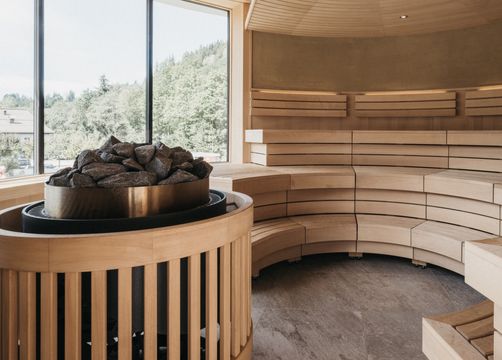 Biohotel Rupertus: Panoramasauna - Biohotel Rupertus, Leogang, Salzburg, Österreich