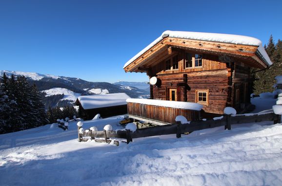 Winter, Hütte Feldalphorn, Auffach, Tirol, Österreich