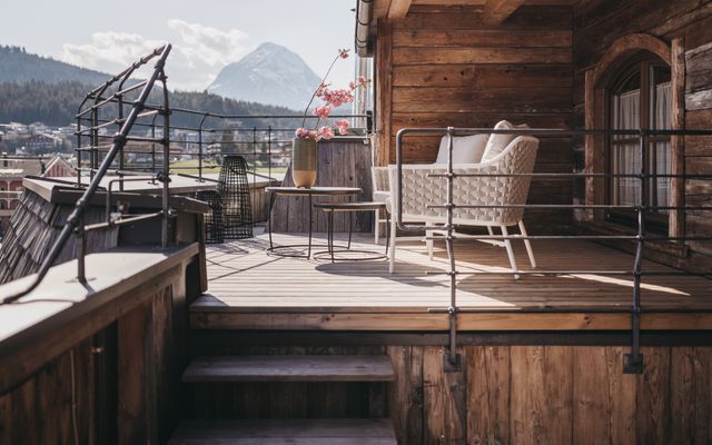 Unterkunft Zimmer/Appartement/Chalet: Suite mit 2 Schlafzimmern und Panorama Blick