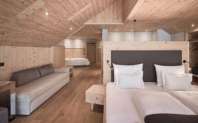 Lodge superiore con divano letto image 1 - 5-Sterne-Hotel Tenne Lodges | Ratschings | Südtirol | Italy