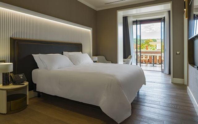 DOUBLE/DOUBLE DELUXE ROOM WITH TERRACE image 1 - Wellnesshotel Grand Hotel Castrocaro Longlife Formula | Castrocaro Terme | Italien