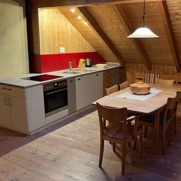 Kitchen, Hütte im Moor, Gstadt, Bayern, Bavaria, Germany