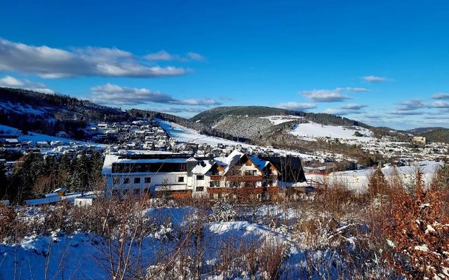 Panoramablick im Winter