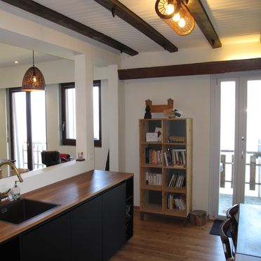 Küche, Chalet les Crettaux, Haute-Nendaz , Wallis, Schweiz