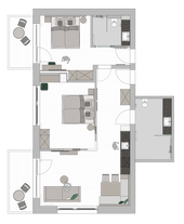 Appartement Deluxe für 4-6 Personen