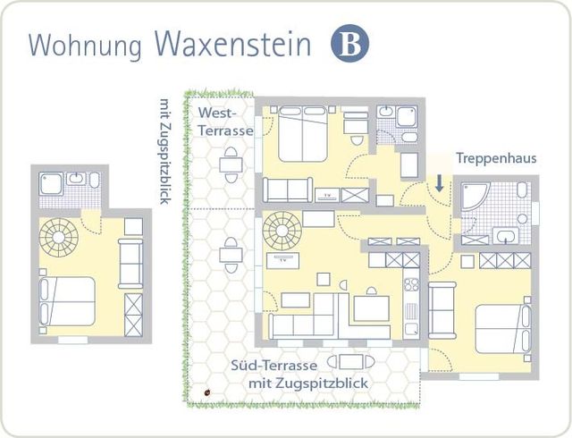 **** Ferienwohnung Waxenstein Variante B image 11 - Gästehaus Ferienhaus Marianne 