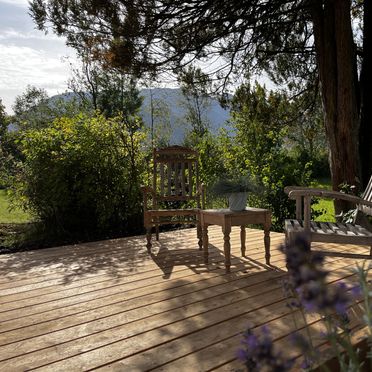 Terrace, Alpenchalet Teisenberg, Inzell, Bavaria, Germany