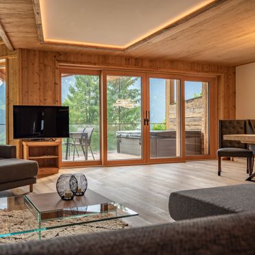 Wohnbereich, Chalet Residenz Mühlermoos - Chalet Waldbühne, Ramsau im Zillertal, Tirol, Österreich