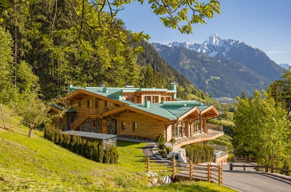 Sommer, Chalet Residenz Mühlermoos  - Terrassen Chalet, Ramsau im Zillertal, Tirol, Österreich