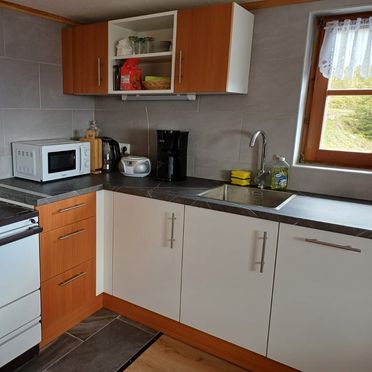 Küche, Stauder-Hütte, Greifenburg, Kärnten, Österreich