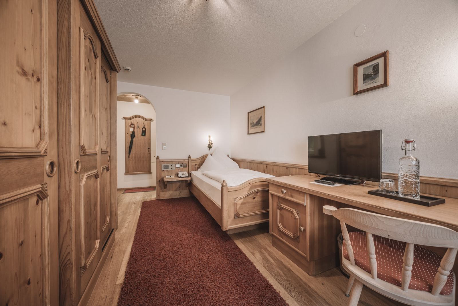 Einzelzimmer Auerberg ohne Balkon - Hotel Gaspingerhof