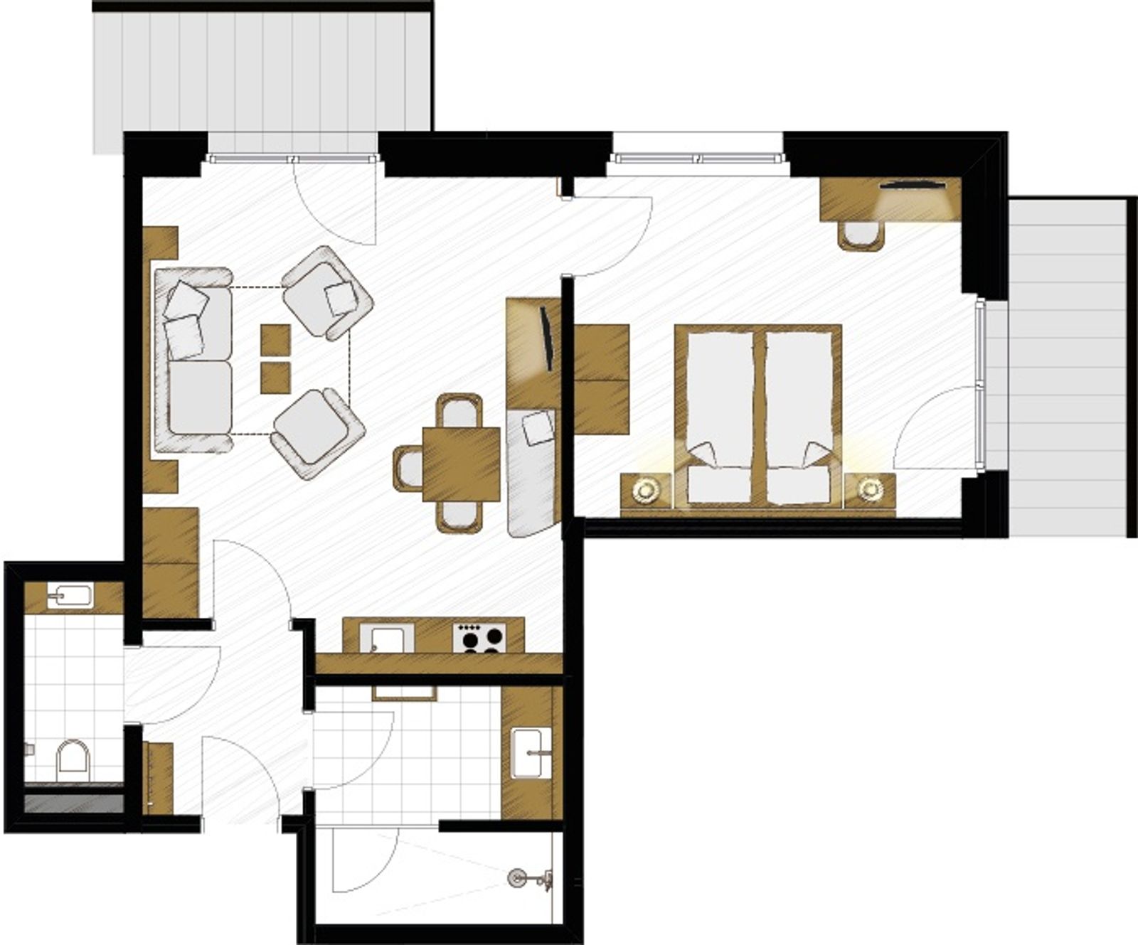 Apartment „Mondstein“ image 1 - Hotel Gaspingerhof