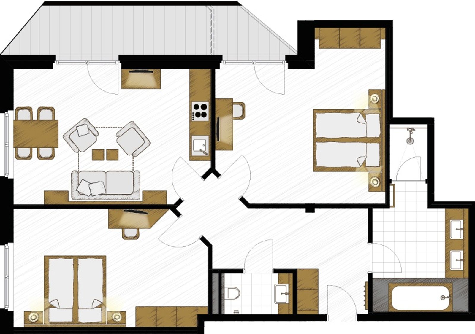Apartment „Bergkristall“ image 3 - Hotel Gaspingerhof