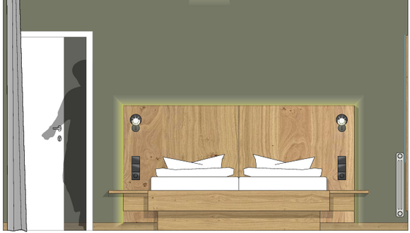 Comfort Doppelzimmer Schwarzwald mit Balkon Zimmerbild #4