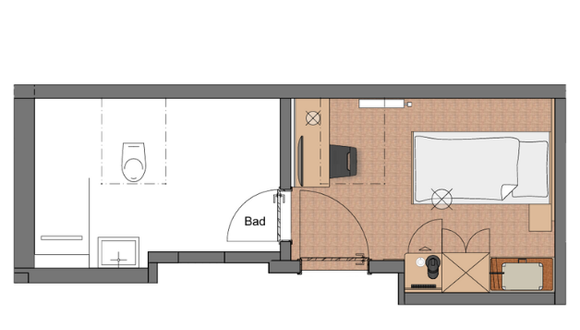 Comfort Einzelzimmer Schwarzwald Zimmerbild #1