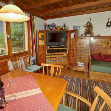 Living area, Zirbenlandhütte, Obdach, Styria , Austria