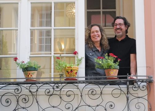 Bio Boutique Hotel Barbara: Gastgeber Corina und Frank - Barbara Bio Boutique Hotel, Freiburg im Breisgau, Schwarzwald, Baden-Württemberg, Deutschland