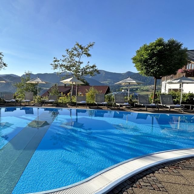 Allgäu Sonne in Oberstaufen, Bayern, Deutschland