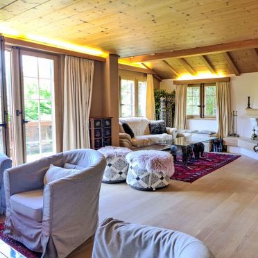 Innen Sommer 2, Chalet Rebhalde, Schönried, Berner Oberland, Bern, Schweiz