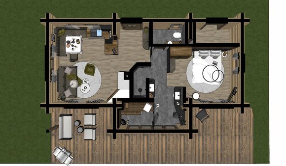 Chalet "Leni" Grundriss