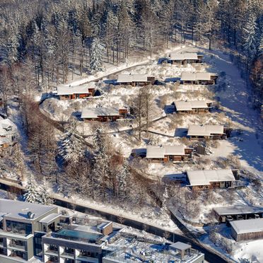 Winter, Bergdorf Hüttenhof-Chalet für Zwei, Grainet, Bayern, Deutschland