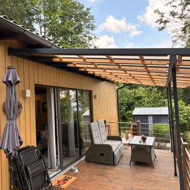 Terrasse, Herzhütte, Vichtenstein, Oberösterreich, Österreich