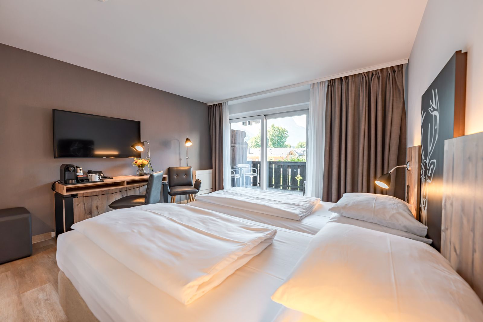 Standard Double Room with Mountain View image 2 - LA GAP Alpin Boutique Hotel