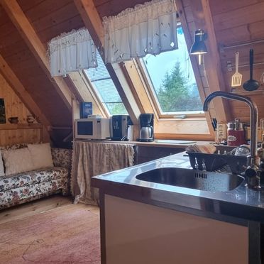 Küche, Waldmelodie Hütte, Wiel, Steiermark, Österreich